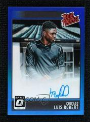Luis Robert [Blue] #RPS-LR Baseball Cards 2020 Panini Donruss Optic Rated Prospects Signatures Prices