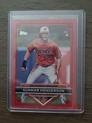 Gunnar Henderson [Red] Baseball Cards 2023 Topps Flagship Collection Prices