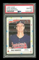 Dale Murphy #77 Baseball Cards 1988 Fleer Star Stickers Prices