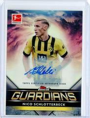 Nico Schlotterbeck [Autograph] Soccer Cards 2022 Topps Finest Bundesliga Guardians Prices