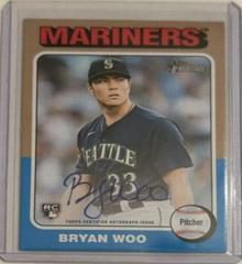 Bryan Woo #ROA-BW Baseball Cards 2024 Topps Heritage Real One Autograph Prices