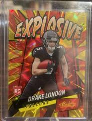 Drake London [Gold] #E42 Football Cards 2022 Panini Absolute Explosive Prices