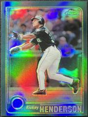 Rickey Henderson [Retrofractor] #82 Baseball Cards 2001 Topps Chrome Prices