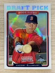Jacoby Ellsbury [Refractor] #UH202 Baseball Cards 2005 Topps Chrome Updates & Highlights Prices