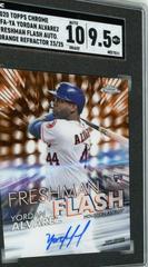 Yordan Alvarez [Orange Refractor] #FFA-YA Baseball Cards 2020 Topps Chrome Freshman Flash Autographs Prices