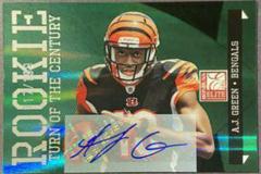 A.J. Green [Turn of the Century Autograph] Football Cards 2011 Panini Donruss Elite Prices