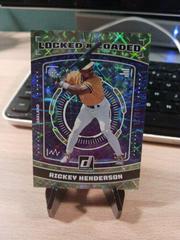 Rickey Henderson [Green] #LL6 Baseball Cards 2023 Panini Donruss Locked and Loaded Prices