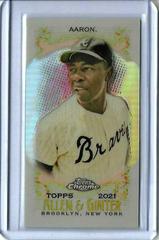 Hank Aaron [Mini] Baseball Cards 2021 Topps Allen & Ginter Chrome Prices