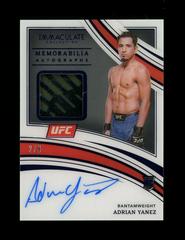 Adrian Yanez [Memorabilia Autograph Acetate FOTL] Ufc Cards 2022 Panini Immaculate UFC Prices