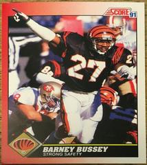 Barney Bussey #187 Football Cards 1991 Score Prices