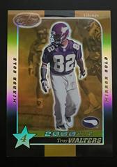 Troy Walters [4 Star Mirror Gold] Football Cards 2000 Leaf Certified Prices