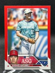 Shohei Ohtani [Red] #ASG-31 Baseball Cards 2023 Topps Update All Star Game Prices