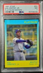Ken Griffey Jr. #63 Baseball Cards 1991 Star Platinum Edition Prices