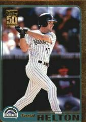 Todd Helton #255 Baseball Cards 2001 Topps Gold Prices