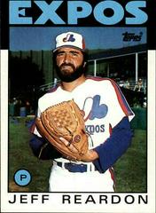 Jeff Reardon #35 Baseball Cards 1986 Topps Prices
