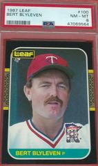 Bert Blyleven #100 Baseball Cards 1987 Leaf Prices