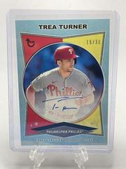 Trea Turner [Blue] #AC-TT Baseball Cards 2023 Topps Brooklyn Collection Autographs Prices