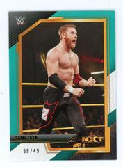 Sami Zayn [Teal] Wrestling Cards 2022 Panini NXT WWE Prices