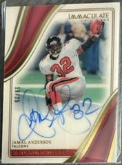 Jamal Anderson #11 Football Cards 2023 Panini Immaculate Signature Moves Prices