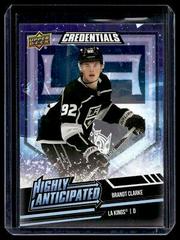 Brandt Clarke #HA-12 Hockey Cards 2022 Upper Deck Credentials Highly Anticipated Prices