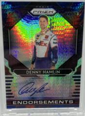 Denny Hamlin [Red Blue Hyper] #E-DH Racing Cards 2020 Panini Prizm Nascar Endorsements Autographs Prices
