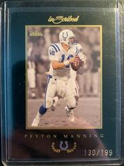Peyton Manning [Black Border Gold] Football Cards 2004 Fleer Inscribed Prices