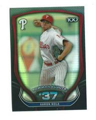 Aaron Nola Baseball Cards 2015 Bowman Scout's Top 100 Prices