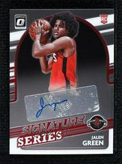 Jalen Green #SS-JGR Basketball Cards 2021 Panini Donruss Optic Signature Series Prices