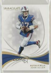 Josh Allen [Gold] Football Cards 2019 Panini Immaculate Collection Prices