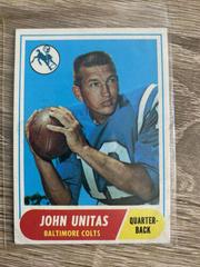 John Unitas #100 Football Cards 1968 Topps Prices
