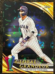 Tetsuto Yamada [Black Difractor] #GG-9 Baseball Cards 2023 Topps World Classic Global Grandeur Prices