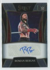 Roman Reigns Wrestling Cards 2022 Panini Select WWE Signature Selections Prices