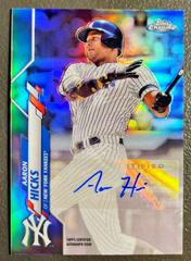 Aaron Hicks Baseball Cards 2020 Topps Chrome Update Autographs Prices