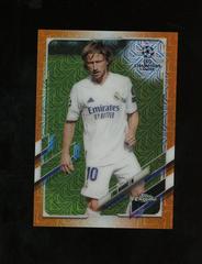 Luka Modric [Orange] Soccer Cards 2020 Topps Chrome UEFA Champions League Prices
