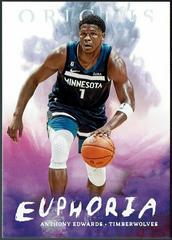 Anthony Edwards #3 Basketball Cards 2022 Panini Origins Euphoria Prices