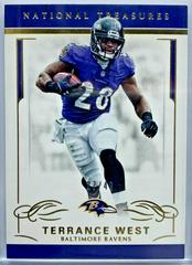 Terrance West [Gold] Football Cards 2016 Panini National Treasures Prices