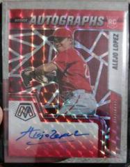 Alejo Lopez [Mosaic] #RAM-AL Baseball Cards 2022 Panini Mosaic Rookie Autographs Prices