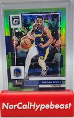 Jordan Poole [Lime Green] #100 Basketball Cards 2022 Panini Donruss Optic Prices