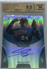 Miguel Sano [Refractor] Baseball Cards 2013 Bowman Sterling Prospects Prices