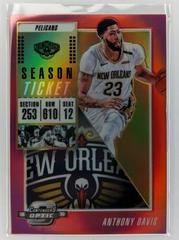 Anthony Davis [Red] #49 Basketball Cards 2018 Panini Contenders Optic Prices