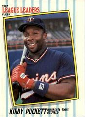 Kirby Puckett #36 Baseball Cards 1987 Fleer League Leaders Prices