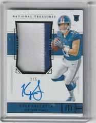 Kyle Lauletta #167 Football Cards 2018 National Treasures Patch Autograph Prices