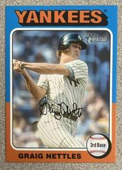 Graig Nettles #OB-13 Baseball Cards 2024 Topps Heritage Oversized 1975 Box Loader Prices