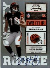 Jordan Shipley [Black Jersey Autograph] #222 Football Cards 2010 Playoff Contenders Prices