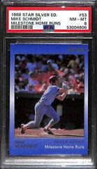 Mike Schmidt [Milestone Home Runs] #53 Baseball Cards 1988 Star Silver Edition Prices