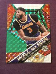 Anthony Davis [Green Mosaic] #6 Basketball Cards 2019 Panini Mosaic Will to Win Prices