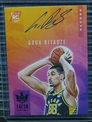 Goga Bitadze [Sapphire] Basketball Cards 2019 Panini Court Kings Fresh Paint Autographs Prices