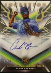 Chandler Simpson [Gold Foil] #BPA-CSN Baseball Cards 2023 Bowman Inception Autograph Prices