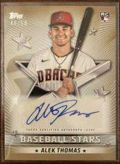 Alek Thomas [Gold] Baseball Cards 2022 Topps Update Stars Autographs Prices