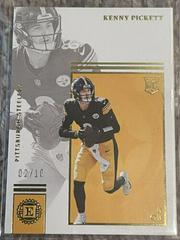 Kenny Pickett [Gold] #101 Football Cards 2022 Panini Encased Prices